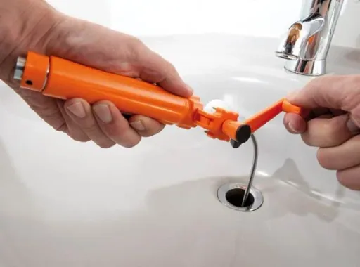 Pipe cleaning shaft with crank drive