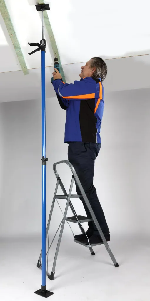 Telescopic support mounting support