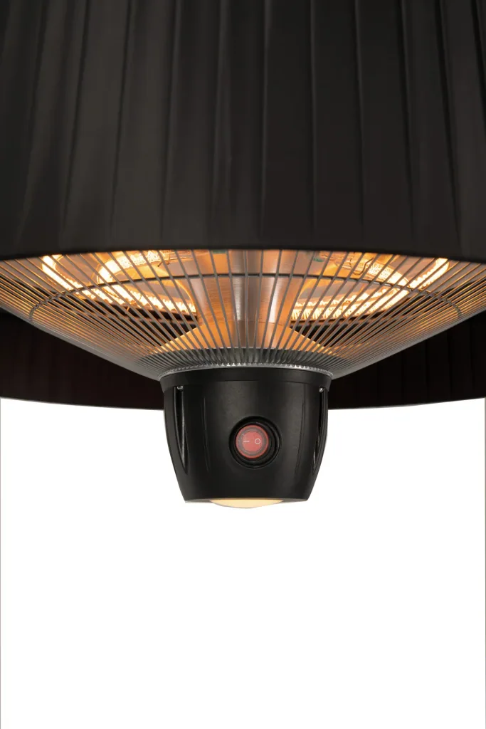 Hängeheizstrahler Artix Compact Bright Hanging Black 1500 Watt