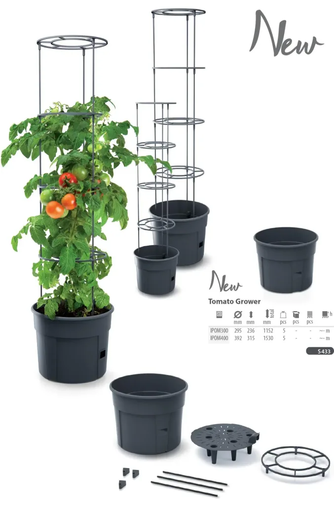 Grow pot for tomatoes "Grow 1", Ø 295 mm, anthracite