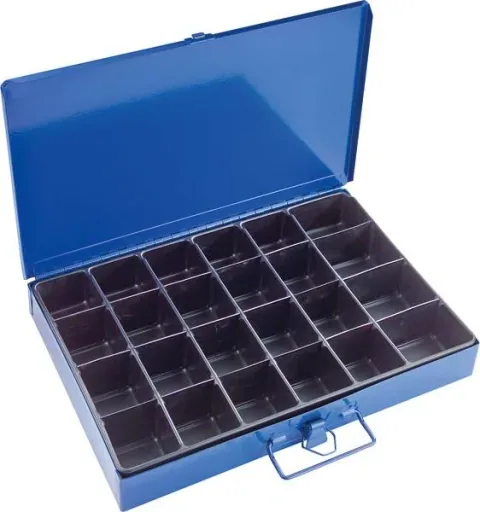 Tool box including 4 assortment boxes without equipment