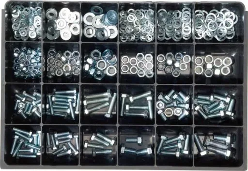 Tool box including 4 assortment boxes without equipment