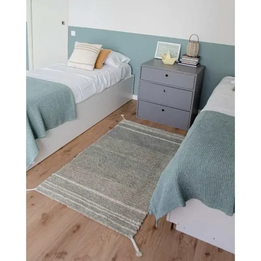 Lorena Canal's washable turning carpet "Reversible Twin" blue, Size: 170 x 240 cm