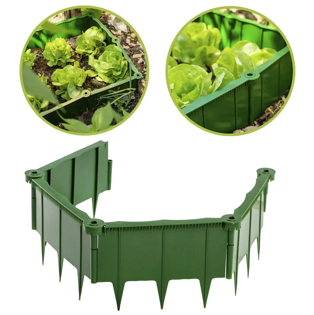 Snail fence 1m green