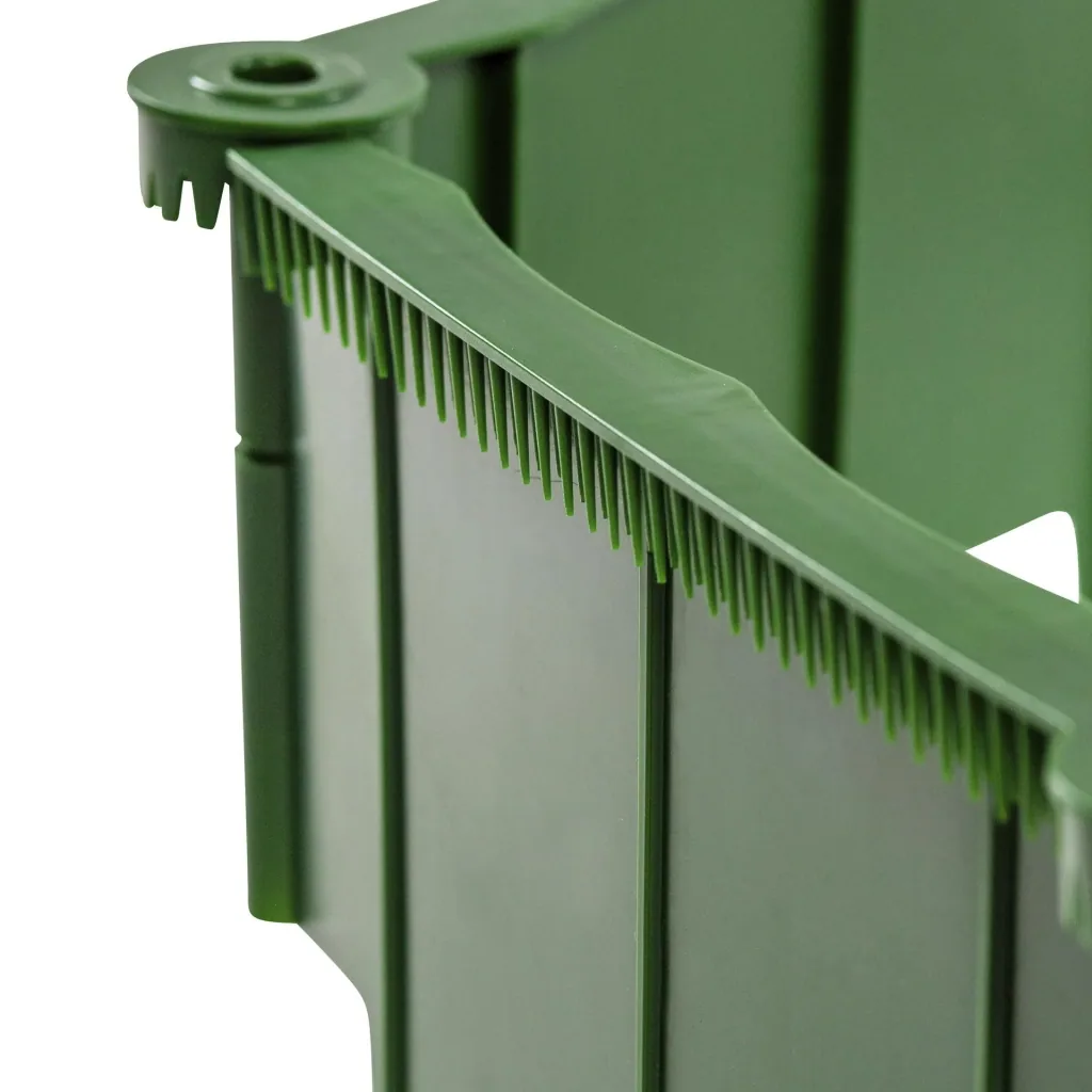 Snail fence 1m green