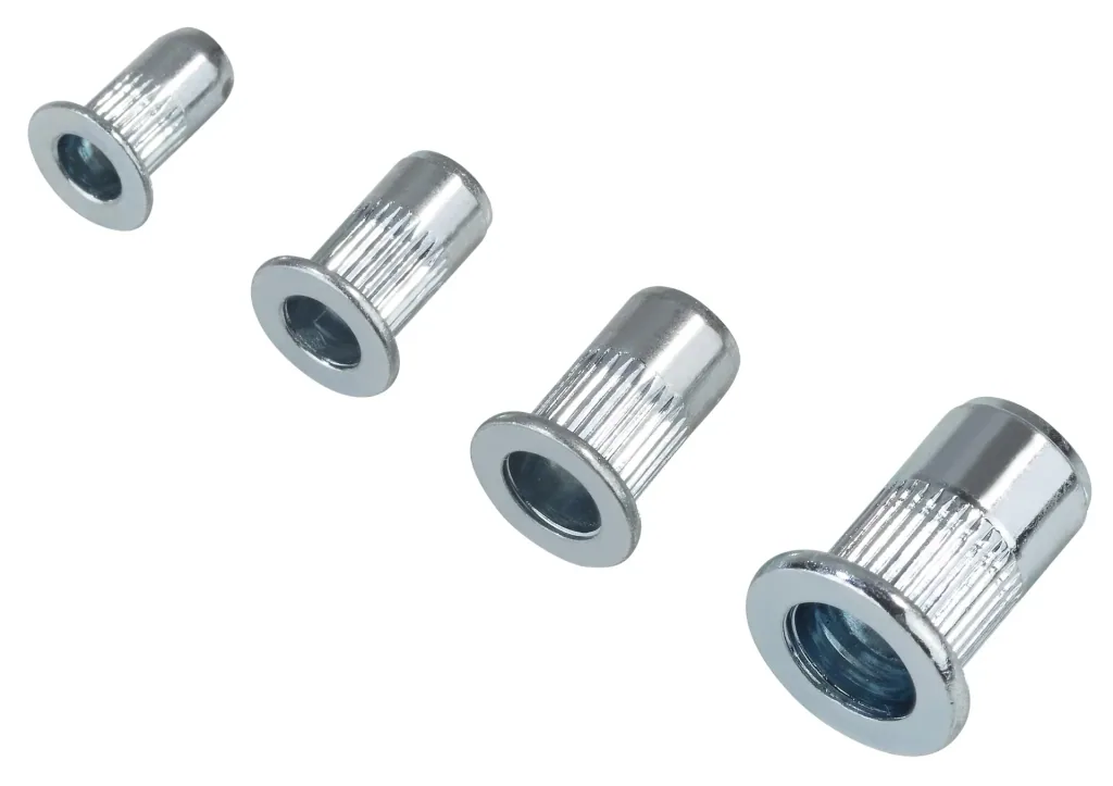 Blind rivet nuts set 100 pcs.- M3, M4, M5, M6 25 pieces each