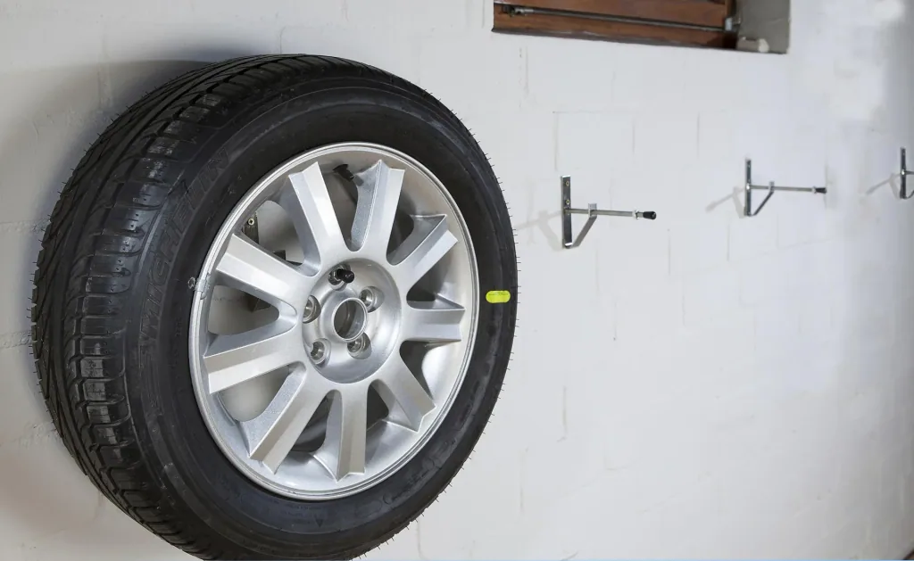 Car tire universal holder set of 4