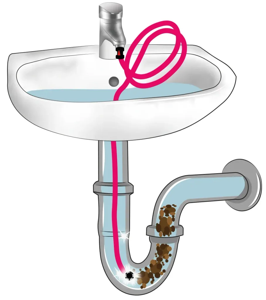 Pipe-free power with check valve