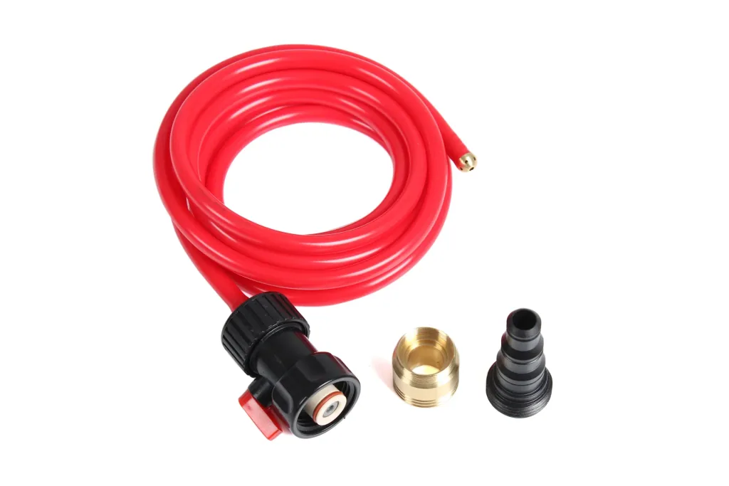 Pipe-free power with check valve