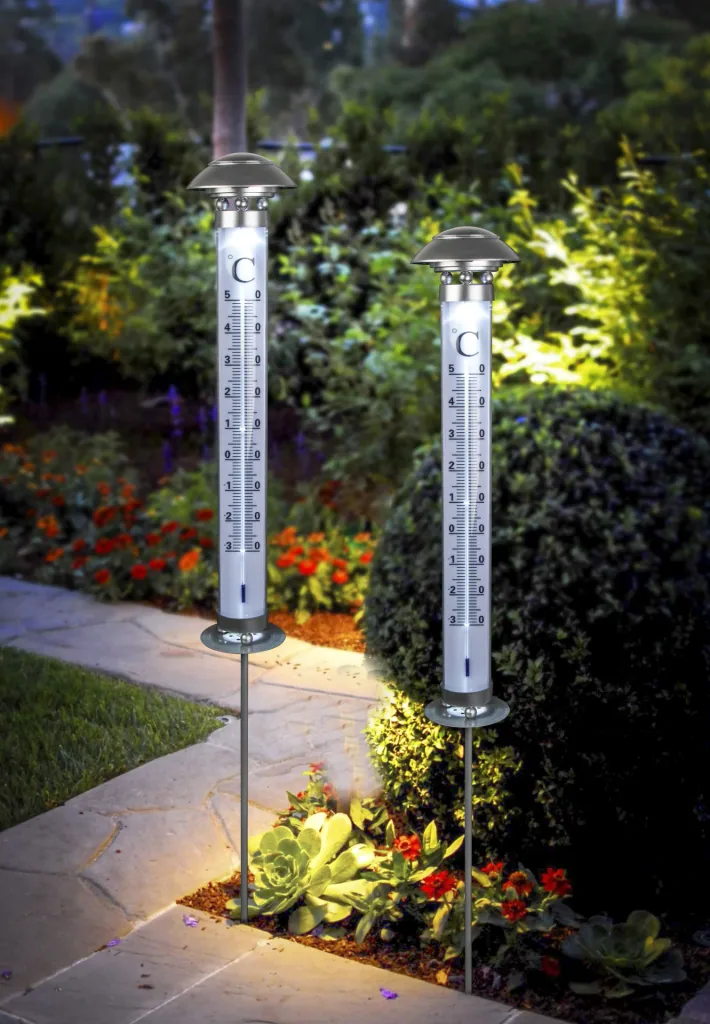 LED Garden Thermometer XXL