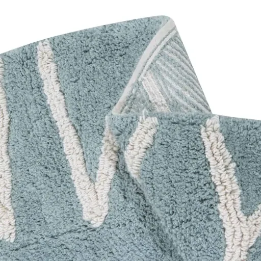 Lorena Canals round carpet ABC blue