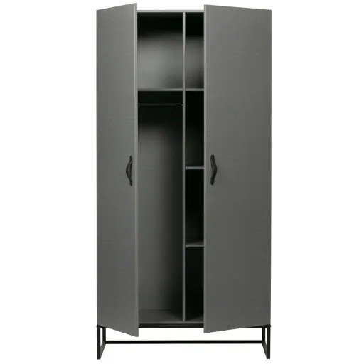 Wood Wardrobe Morris clay gray