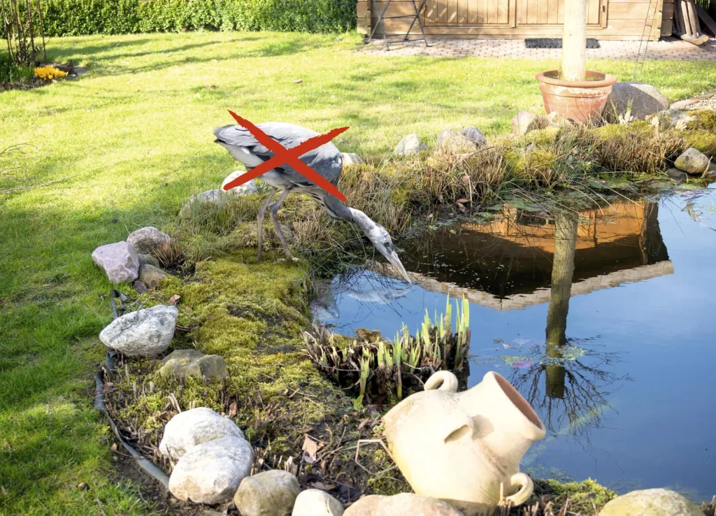 Bird protection pond grid set of 20