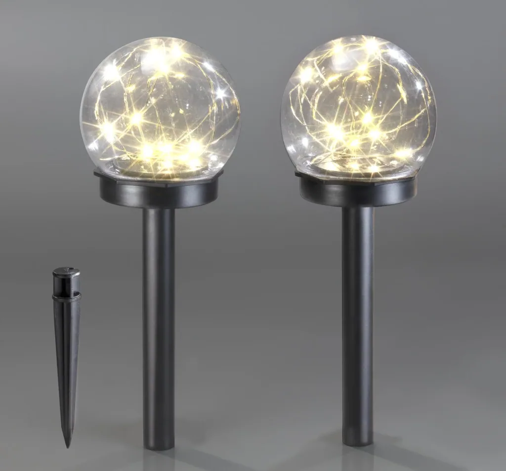 Solar Ball Set, 10 cm, Set of 2