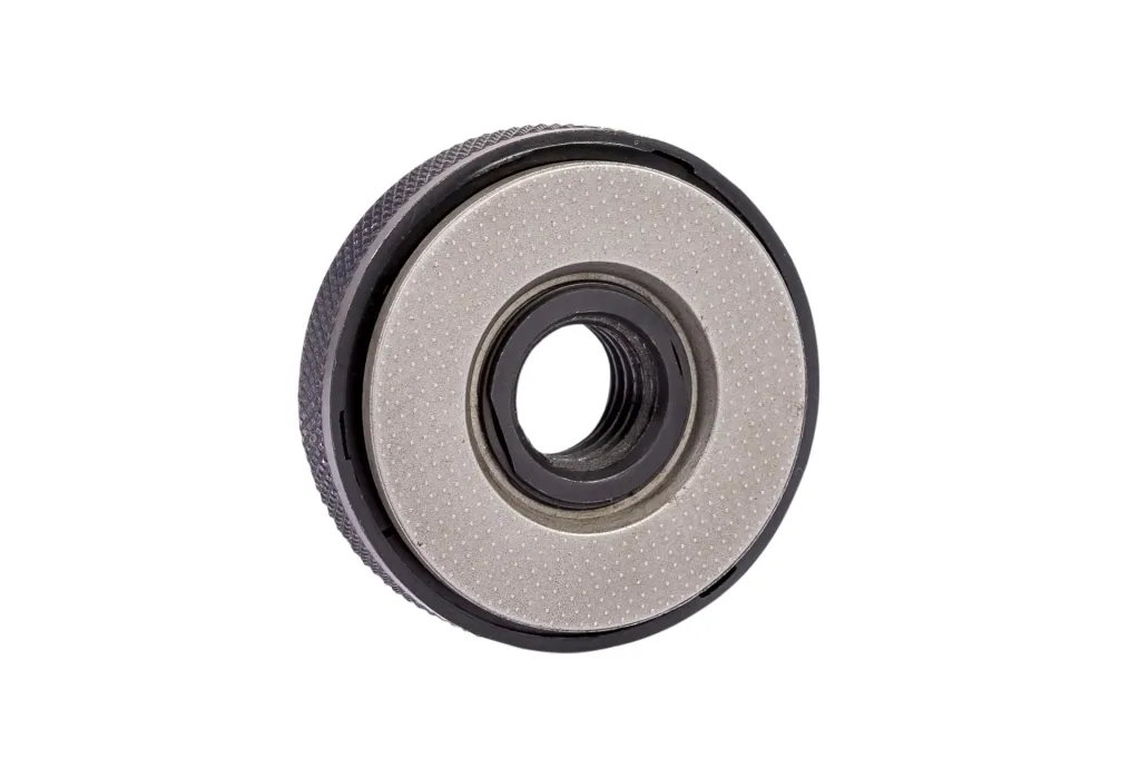 Quick-release nut for angle grinders, M14 mount