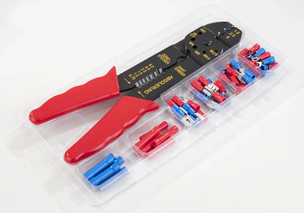 Crimping pliers set, 61 pieces