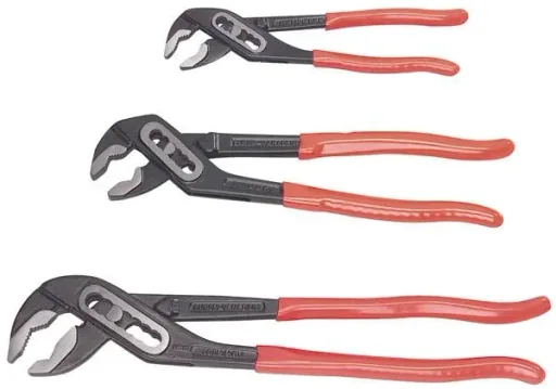 Water pump pliers set Cr-V 3-piece