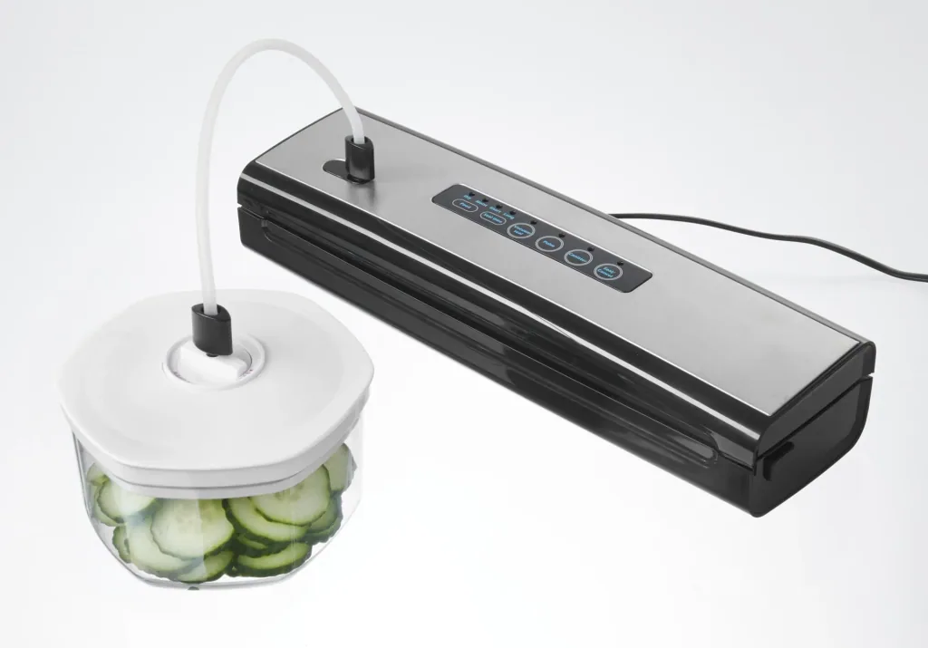Stainless steel compact vacuum sealer, 130 watts