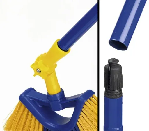 Telescopic broom - ideal for gutter cleaning