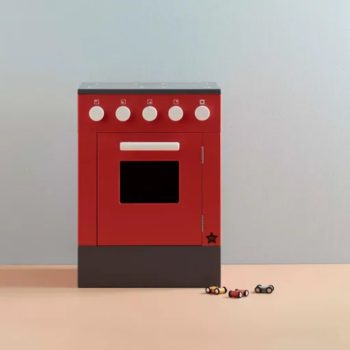 Kids Concept Spielherd Wood Red