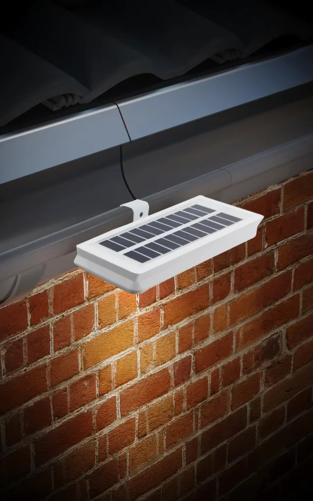 Solar LED gutter lights – 2 pieces