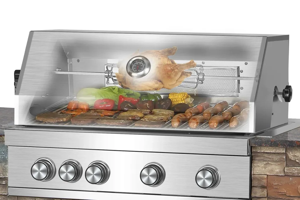 Outdoor Built-In Grill Kitchen