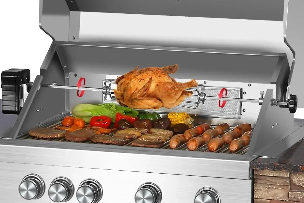 Outdoor Built-In Grill Kitchen