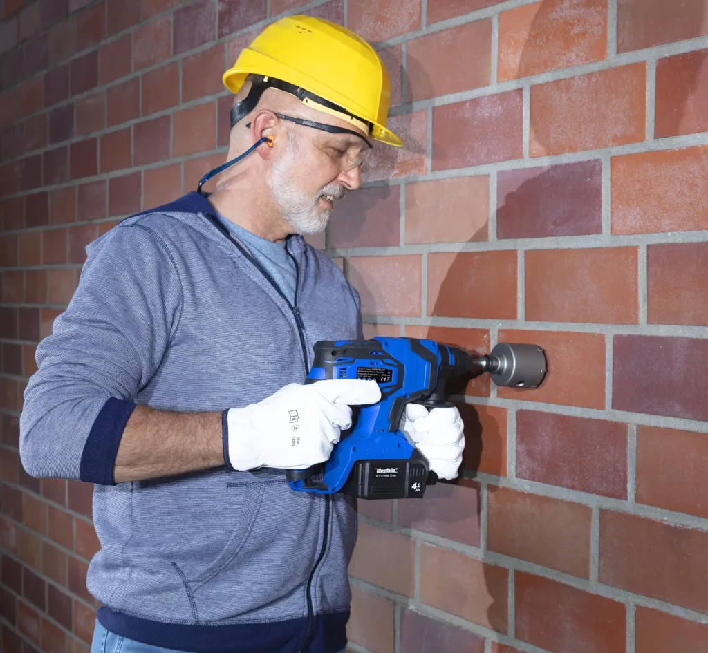 Cordless hammer drill 18 Volt Li-Ion WABHBL18 -without battery and charger-