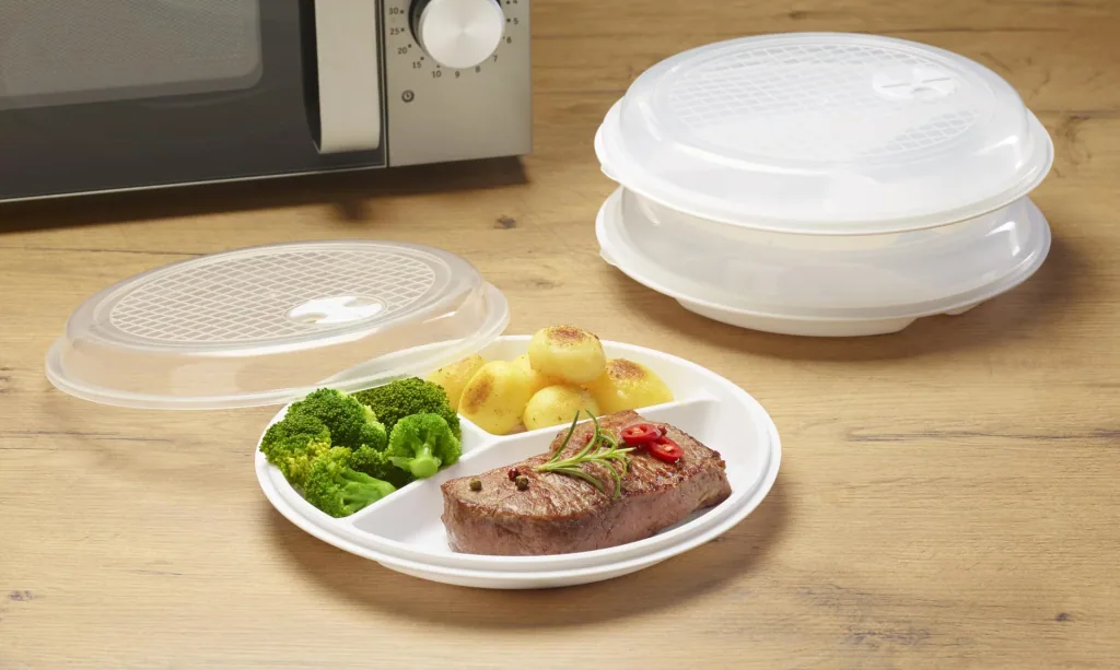 Microwave plate set, 6-piece