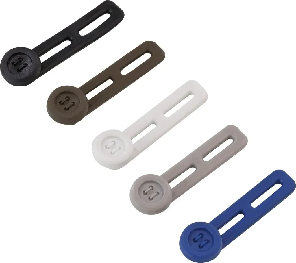 Silicone waistband extension, 5 pieces