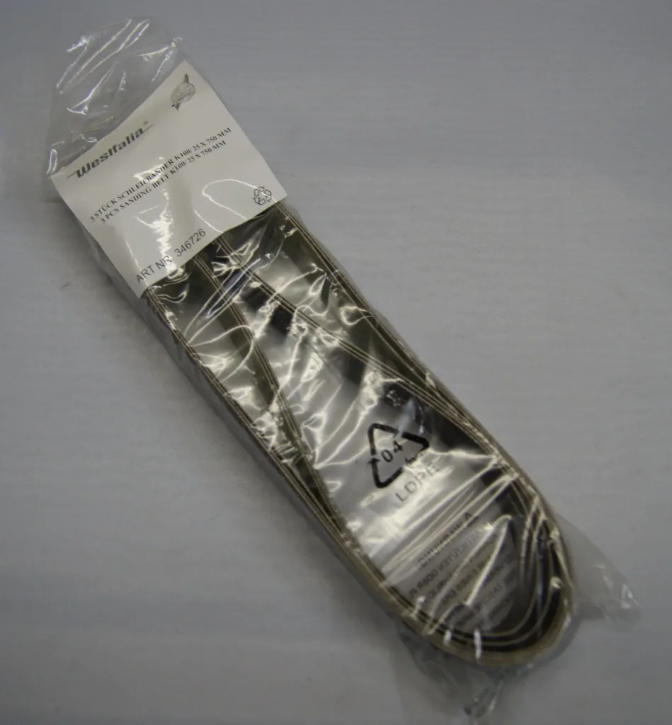 Sanding belts K80/ 25 x 760 mm/ 3 pieces