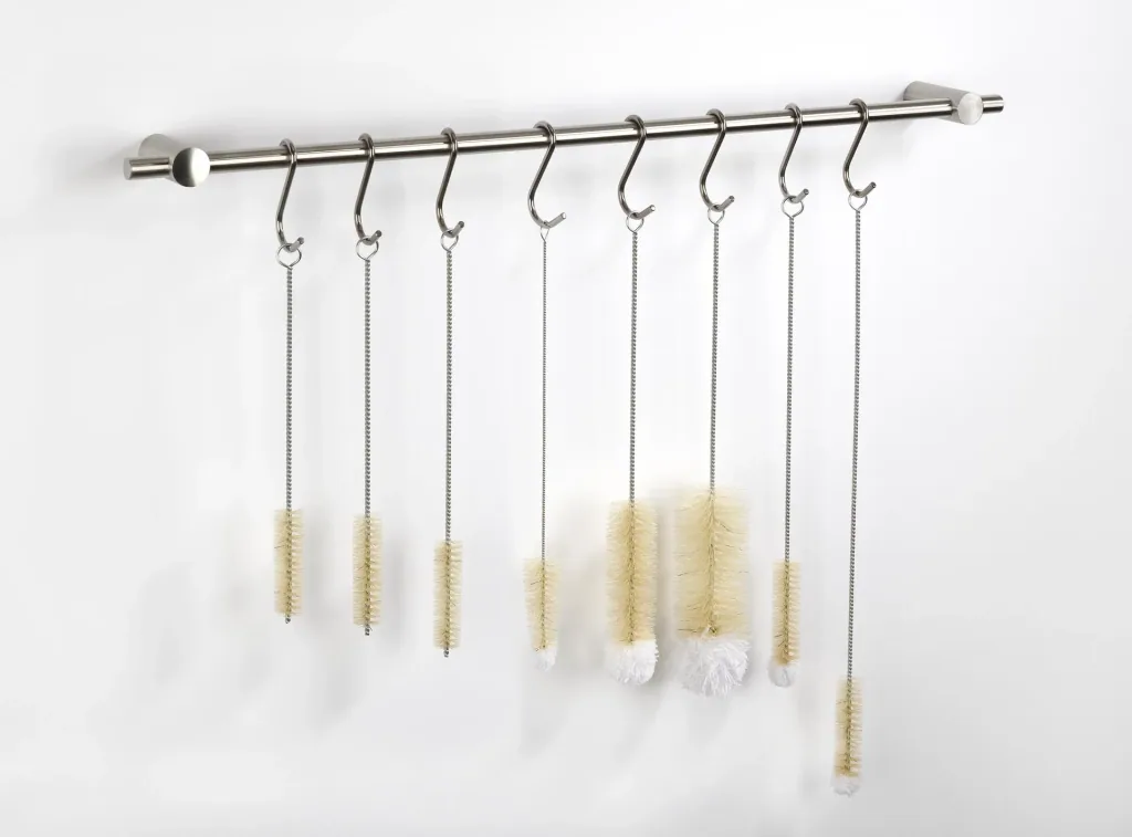 Cleaning brushes, special brush set, bottle brushes, 8 pieces