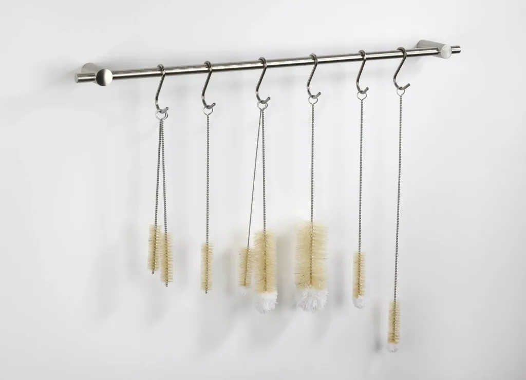 Cleaning brushes, special brush set, bottle brushes, 8 pieces