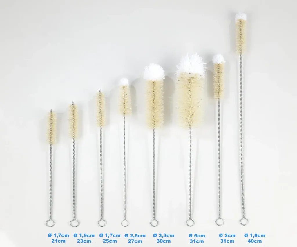 Cleaning brushes, special brush set, bottle brushes, 8 pieces
