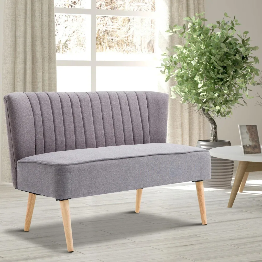 Fabric sofa as a 2-seater