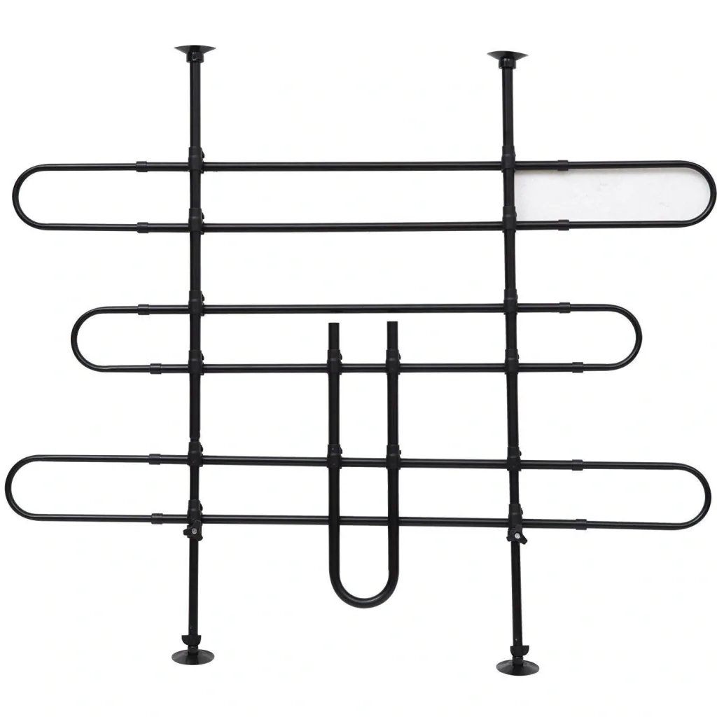 Car dog guard, adjustable luggage guard (metal wire mesh)