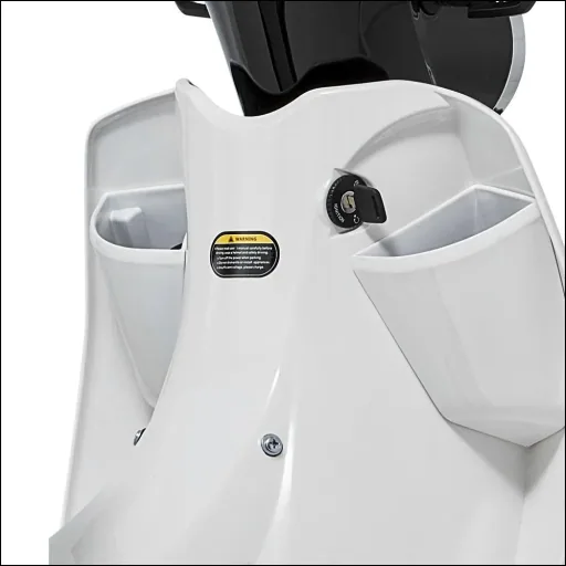 E-scooter / retro moped "Turin" 45 km/h black/white