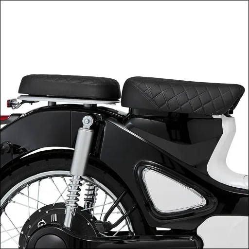 E-scooter / retro moped "Turin" 45 km/h black/white