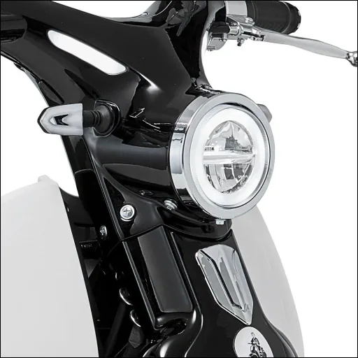 E-scooter / retro moped "Turin" 45 km/h black/white