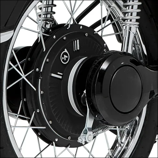 E-scooter / retro moped "Turin" 45 km/h black/white