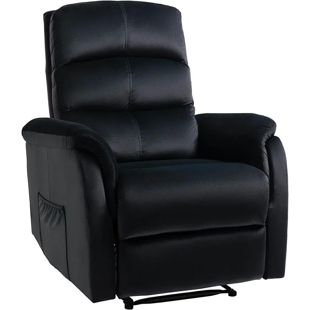Recliner chair Relaxing chair with reclining function Headrest adjustable TV chair Recliner sofa Single sofa 155° tiltable TV chair