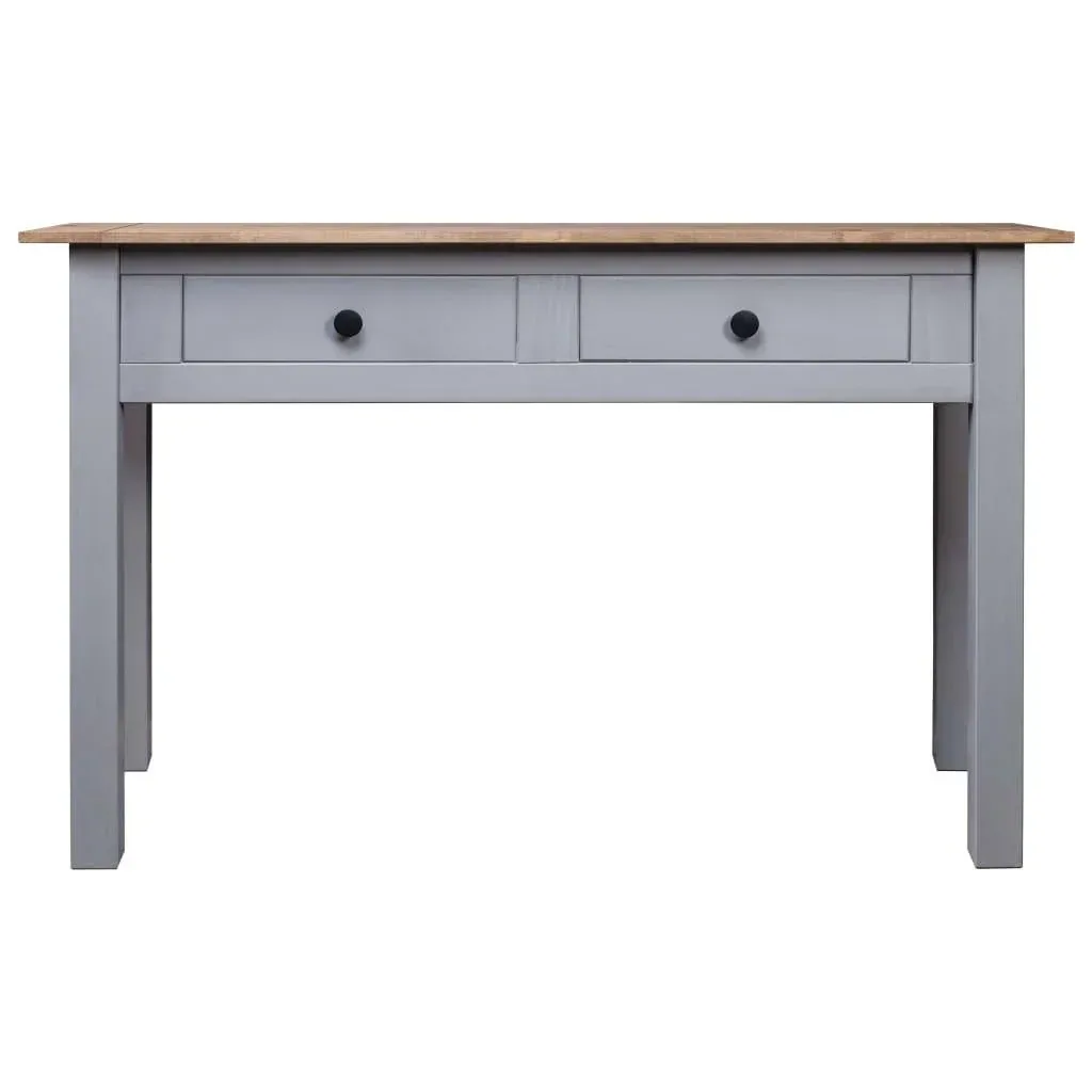 Wall table Panama Range 110x40x72 cm solid pine grey