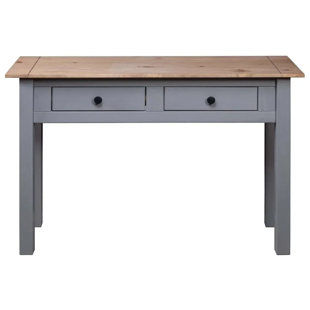 Wall table Panama Range 110x40x72 cm solid pine grey