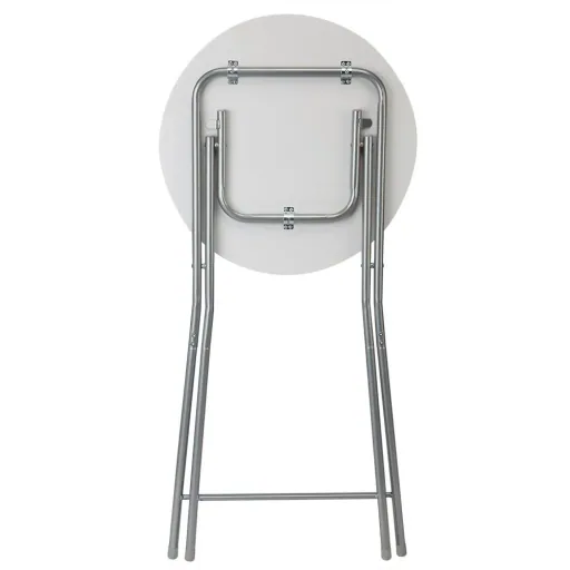 Folding table with marble look
