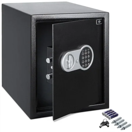 Electric document safe 35 x 40 x 40cm black