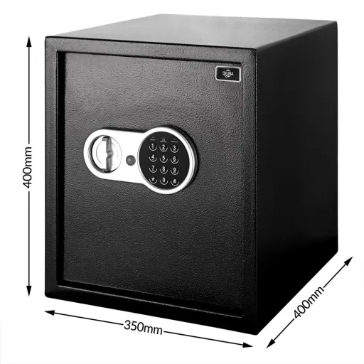 Electric document safe 35 x 40 x 40cm black
