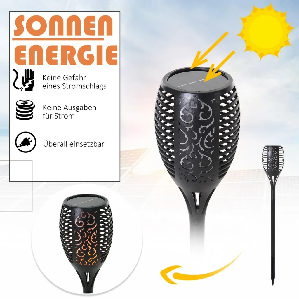 Solar light in a set of 4
