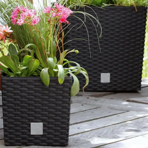 Flowerpot Rato Low Umbra 32x32x33cm