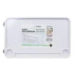Folding table white - 57x35x23 cm