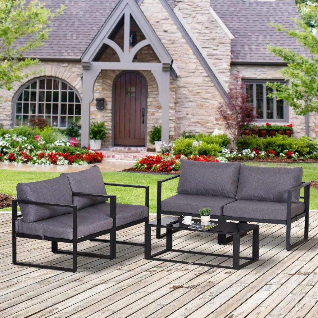 4-piece garden furniture set